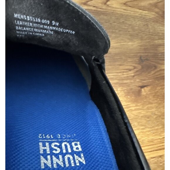 Nunn Bush Shoes Mens 9W Lincoln Penny Loafers Black Leather Casual 85538-009 - Picture 11 of 11